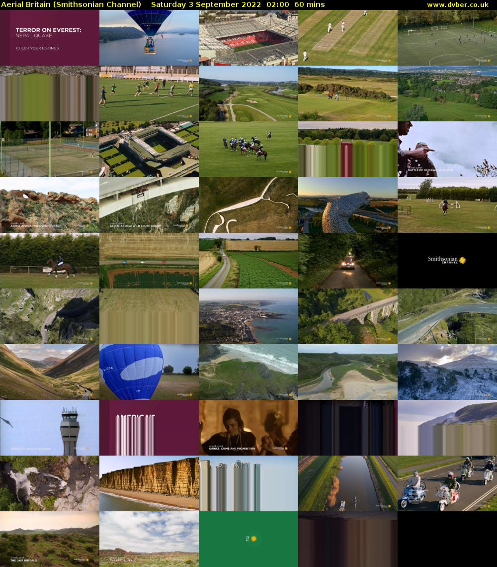 Aerial Britain (Smithsonian Channel) Saturday 3 September 2022 02:00 - 03:00