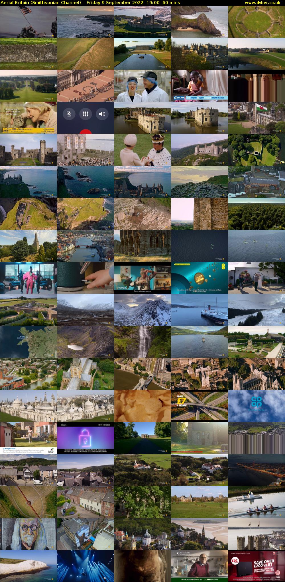 Aerial Britain (Smithsonian Channel) Friday 9 September 2022 19:00 - 20:00