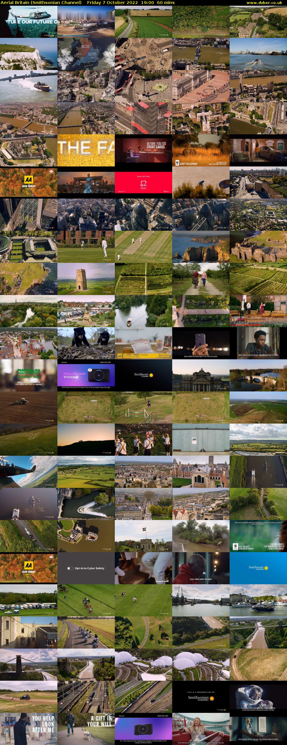Aerial Britain (Smithsonian Channel) Friday 7 October 2022 19:00 - 20:00