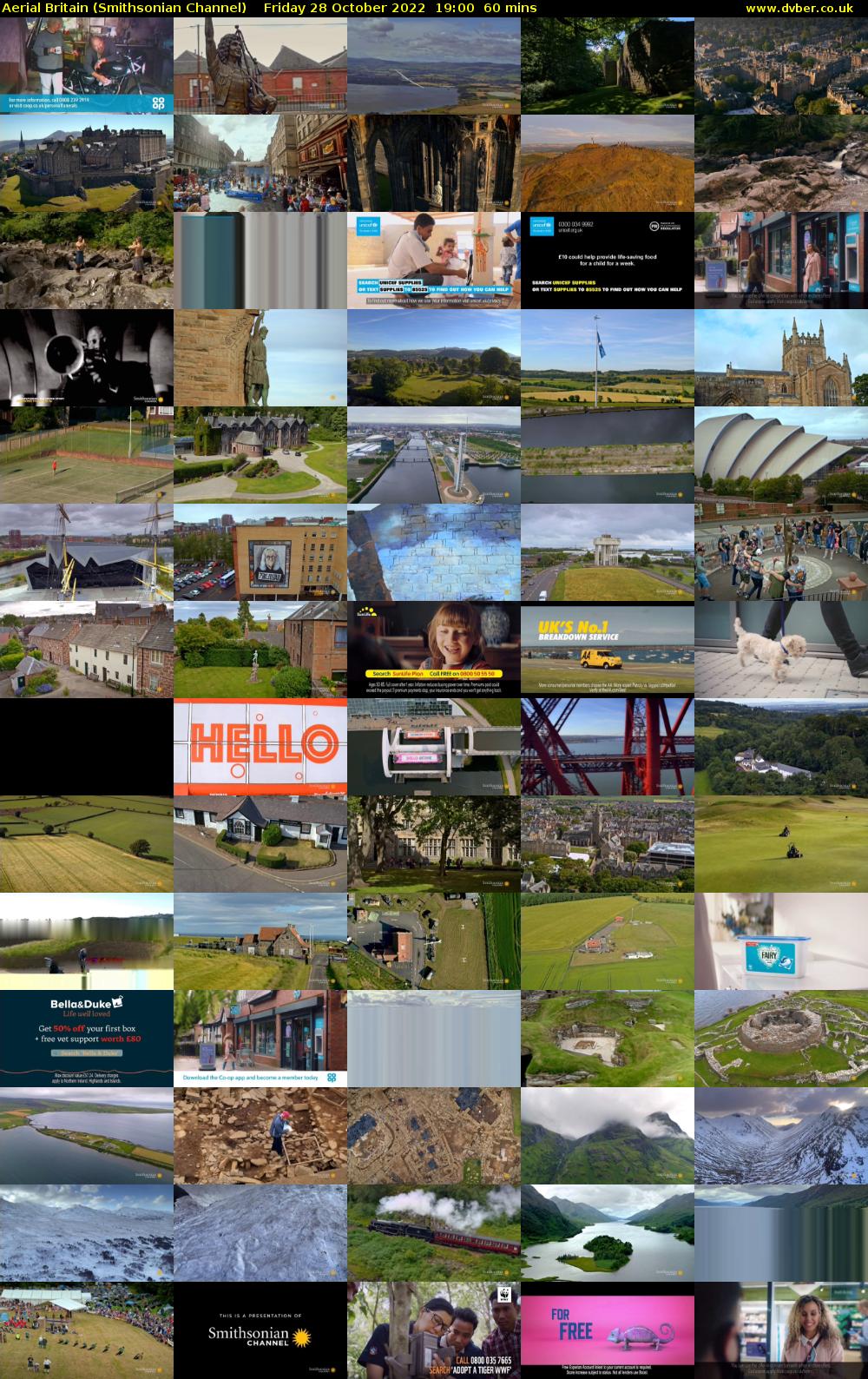Aerial Britain (Smithsonian Channel) Friday 28 October 2022 19:00 - 20:00