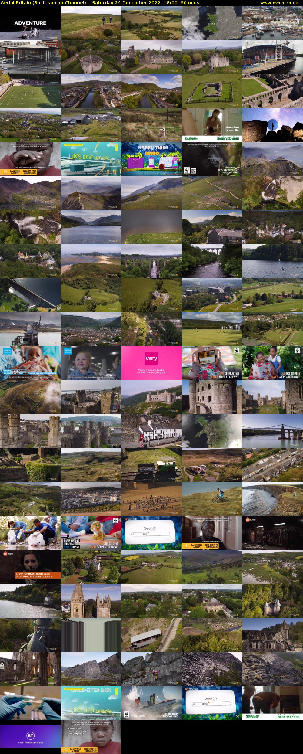 Aerial Britain (Smithsonian Channel) Saturday 24 December 2022 18:00 - 19:00