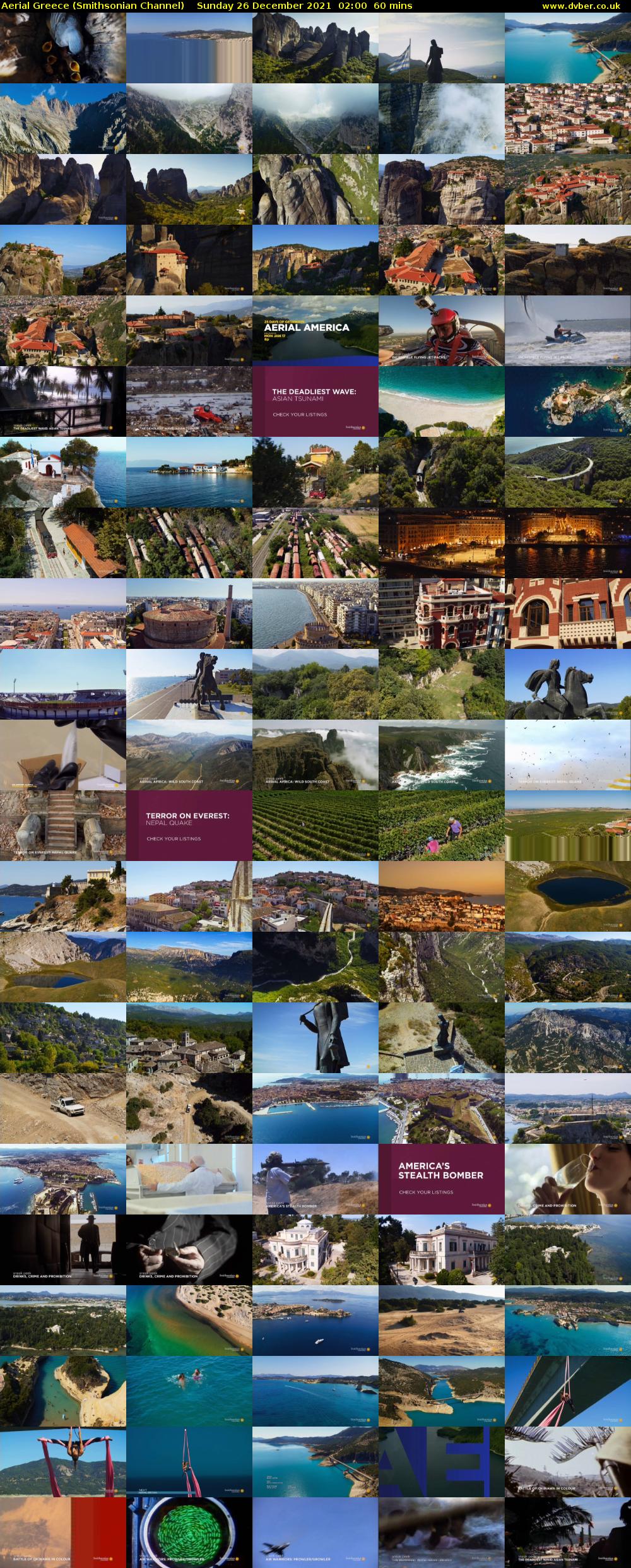 Aerial Greece (Smithsonian Channel) Sunday 26 December 2021 02:00 - 03:00