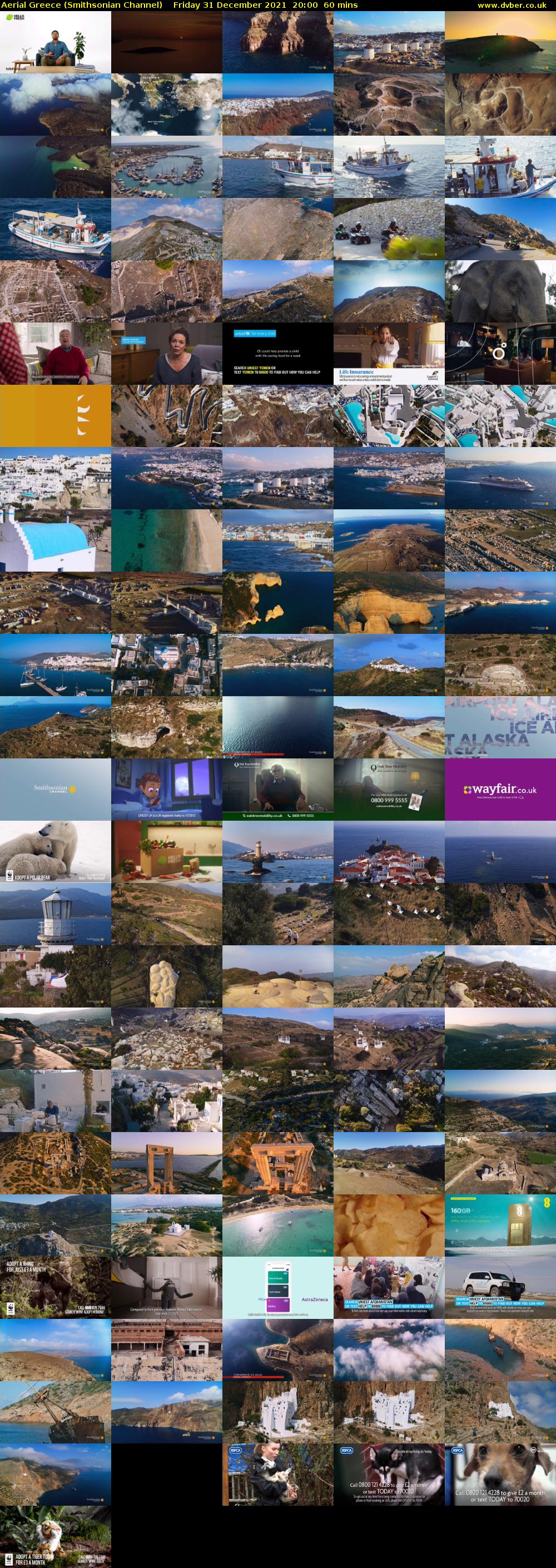 Aerial Greece (Smithsonian Channel) Friday 31 December 2021 20:00 - 21:00