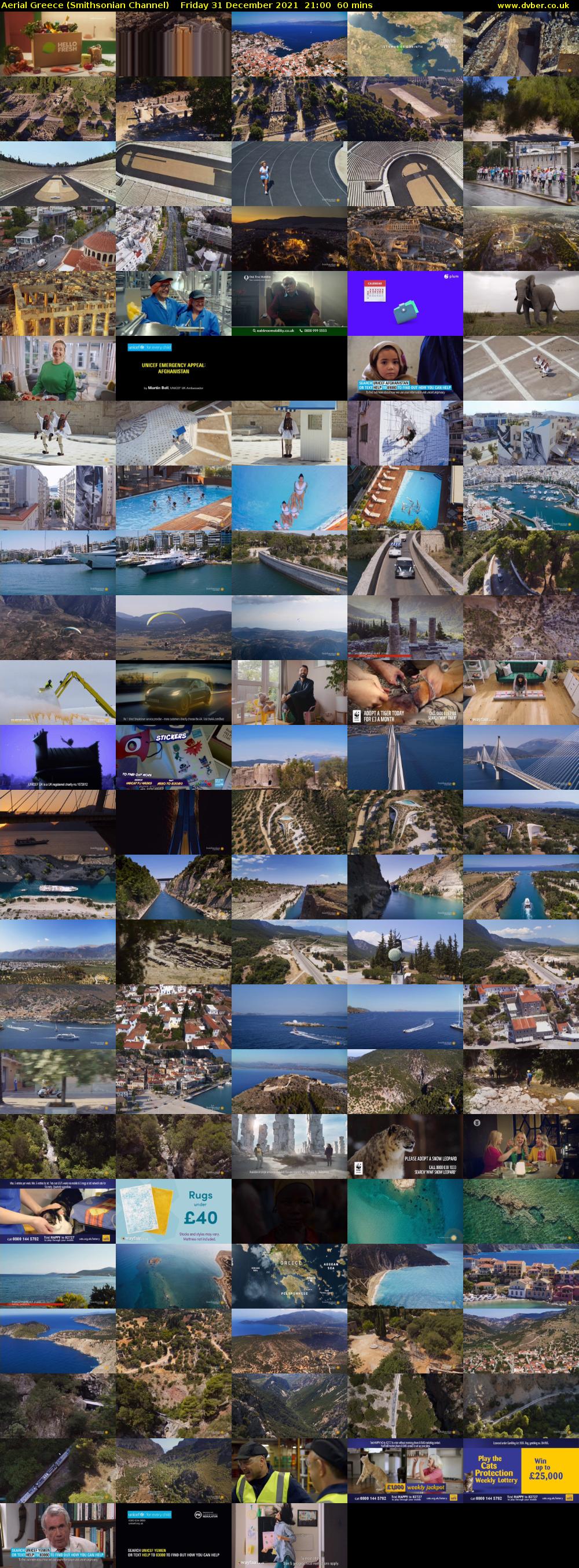 Aerial Greece (Smithsonian Channel) Friday 31 December 2021 21:00 - 22:00