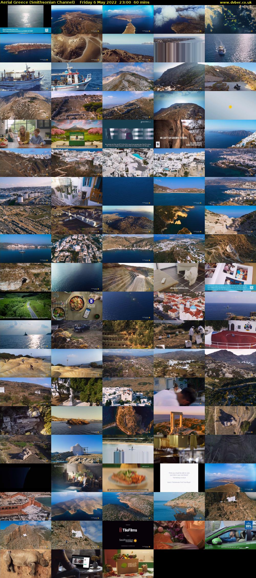 Aerial Greece (Smithsonian Channel) Friday 6 May 2022 23:00 - 00:00