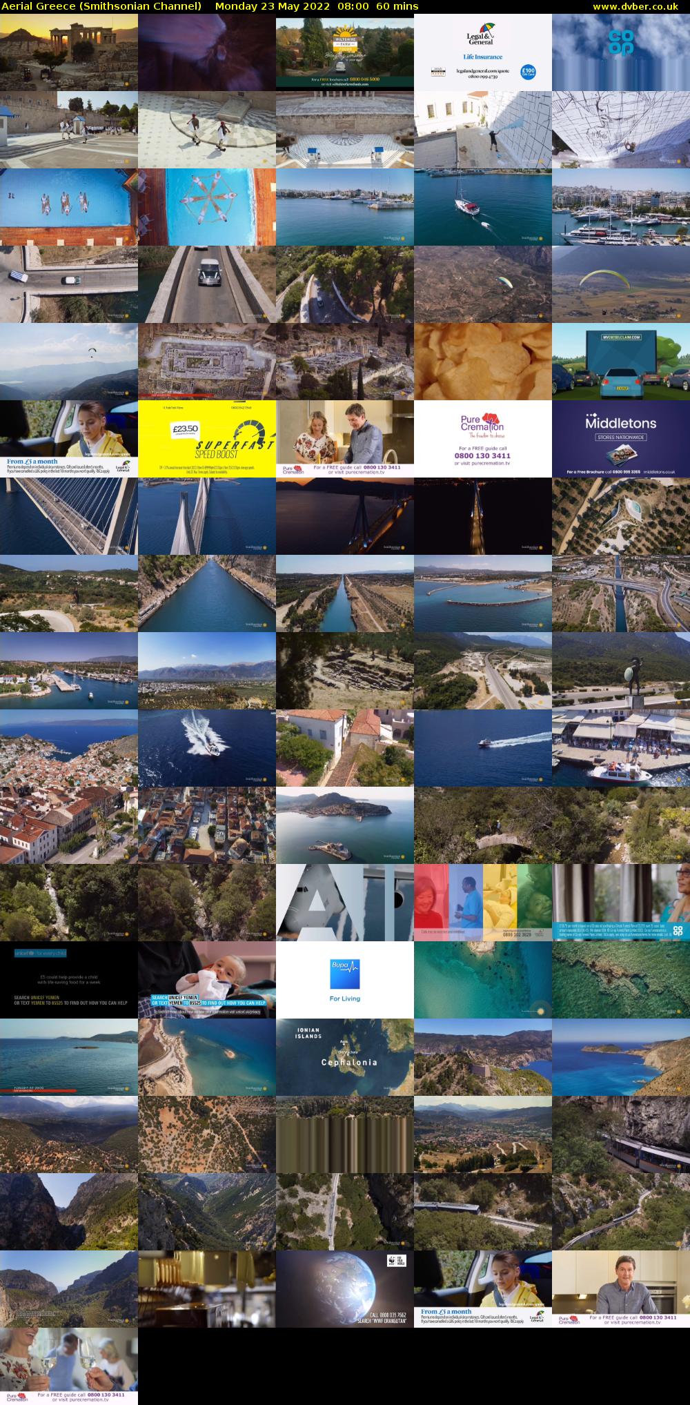 Aerial Greece (Smithsonian Channel) Monday 23 May 2022 08:00 - 09:00