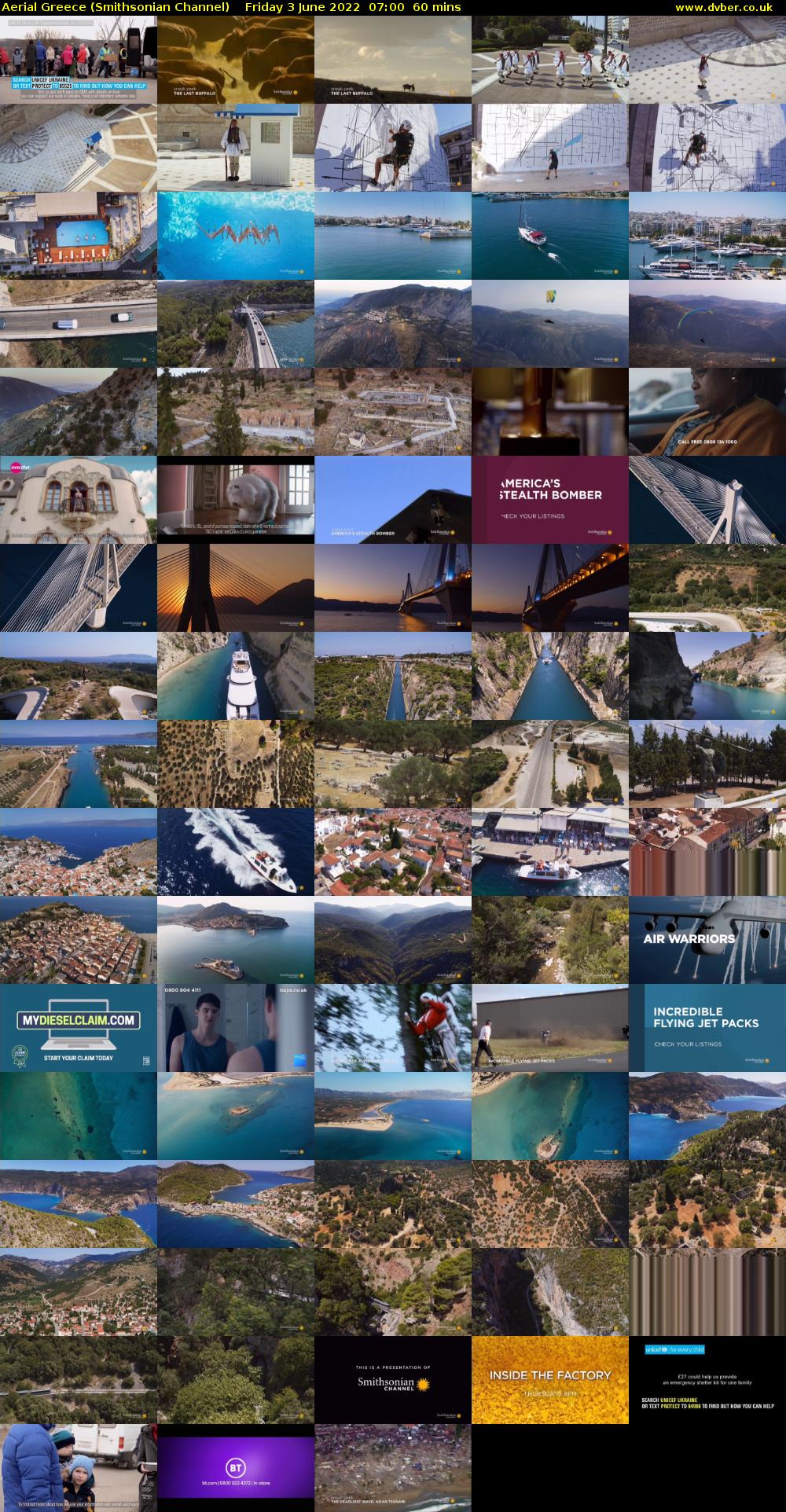 Aerial Greece (Smithsonian Channel) Friday 3 June 2022 07:00 - 08:00