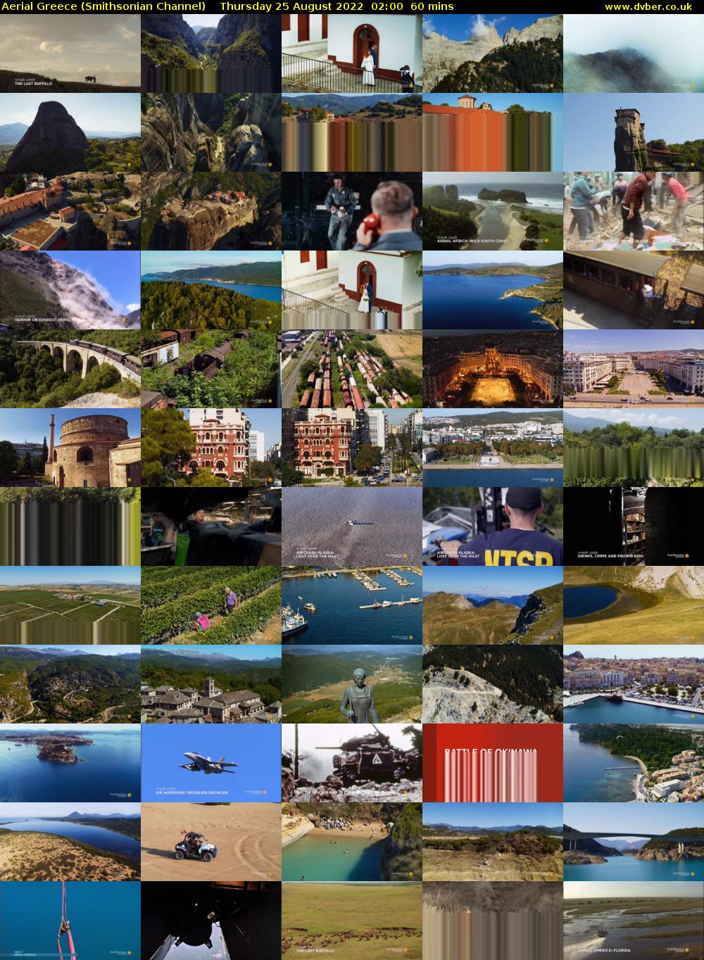 Aerial Greece (Smithsonian Channel) Thursday 25 August 2022 02:00 - 03:00