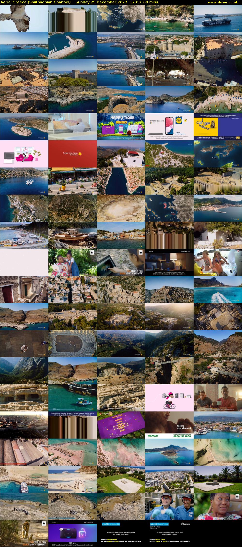 Aerial Greece (Smithsonian Channel) Sunday 25 December 2022 17:00 - 18:00