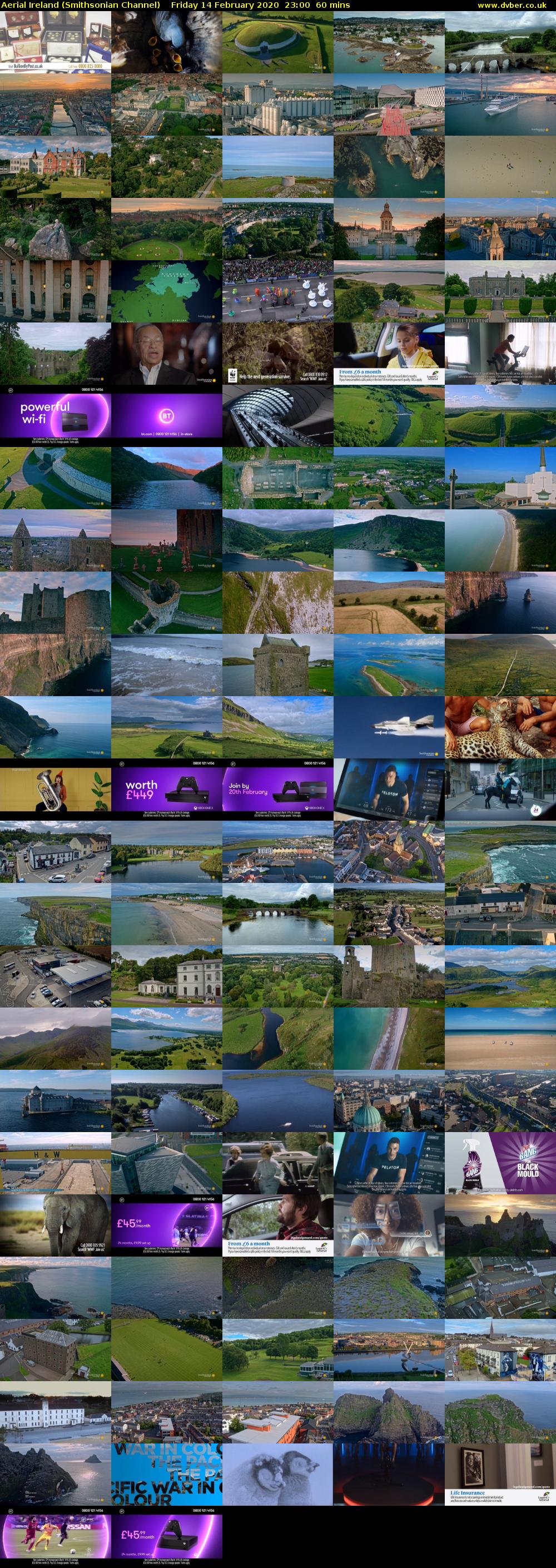 Aerial Ireland (Smithsonian Channel) Friday 14 February 2020 23:00 - 00:00