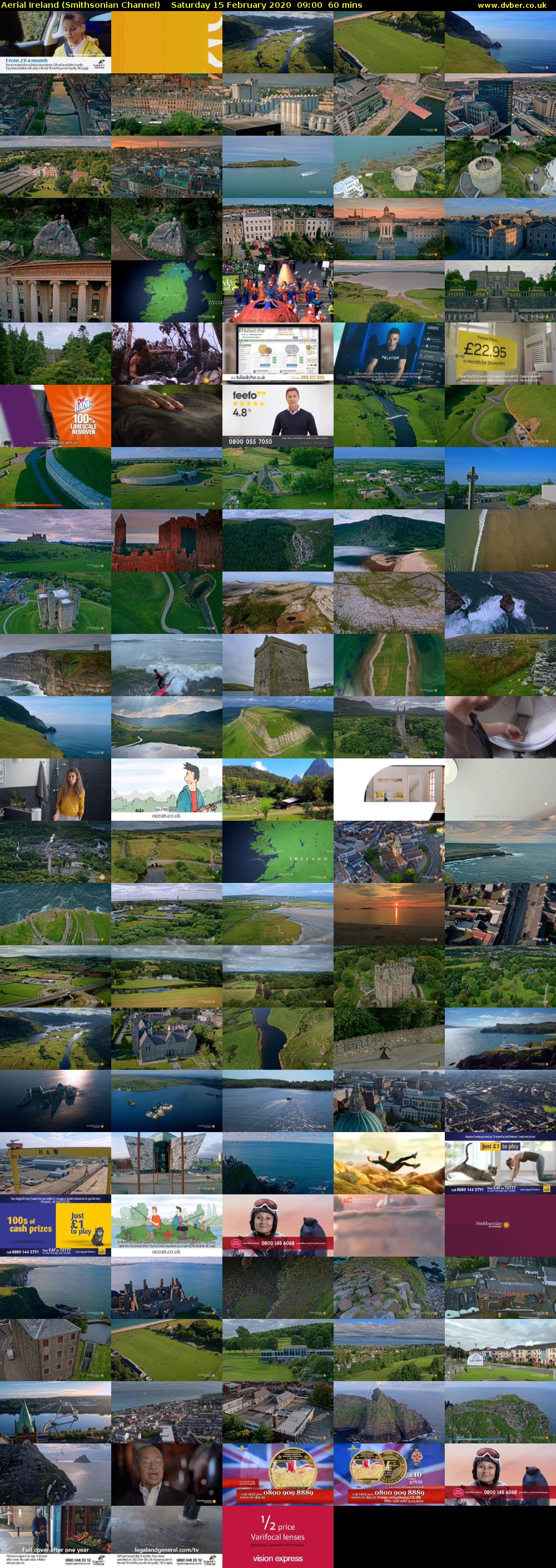 Aerial Ireland (Smithsonian Channel) Saturday 15 February 2020 09:00 - 10:00