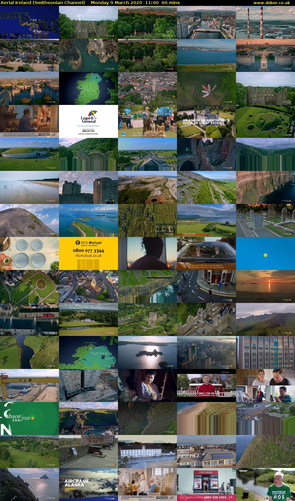 Aerial Ireland (Smithsonian Channel) Monday 9 March 2020 11:00 - 12:00