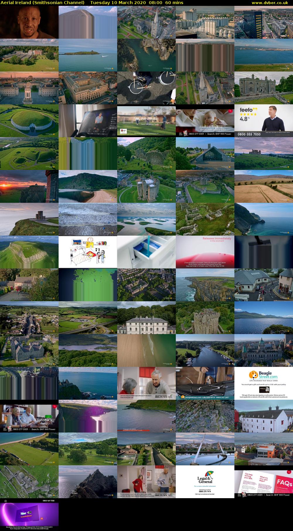 Aerial Ireland (Smithsonian Channel) Tuesday 10 March 2020 08:00 - 09:00