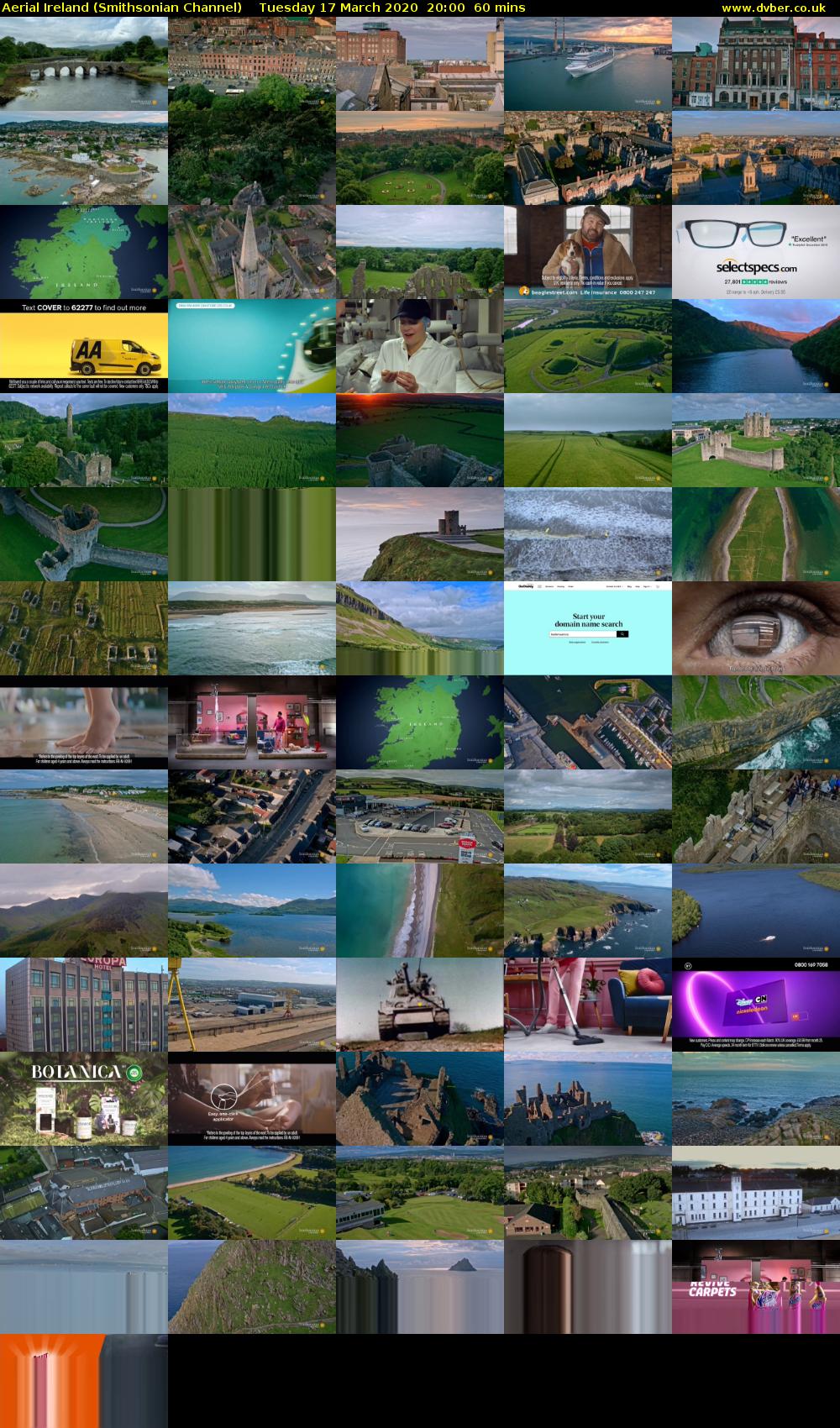 Aerial Ireland (Smithsonian Channel) Tuesday 17 March 2020 20:00 - 21:00
