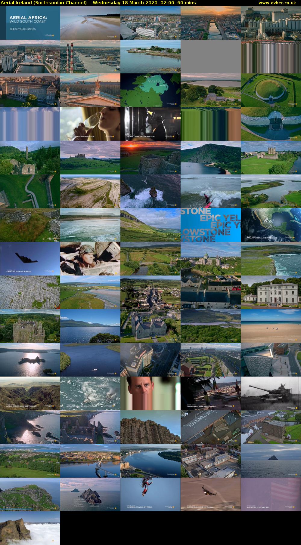 Aerial Ireland (Smithsonian Channel) Wednesday 18 March 2020 02:00 - 03:00