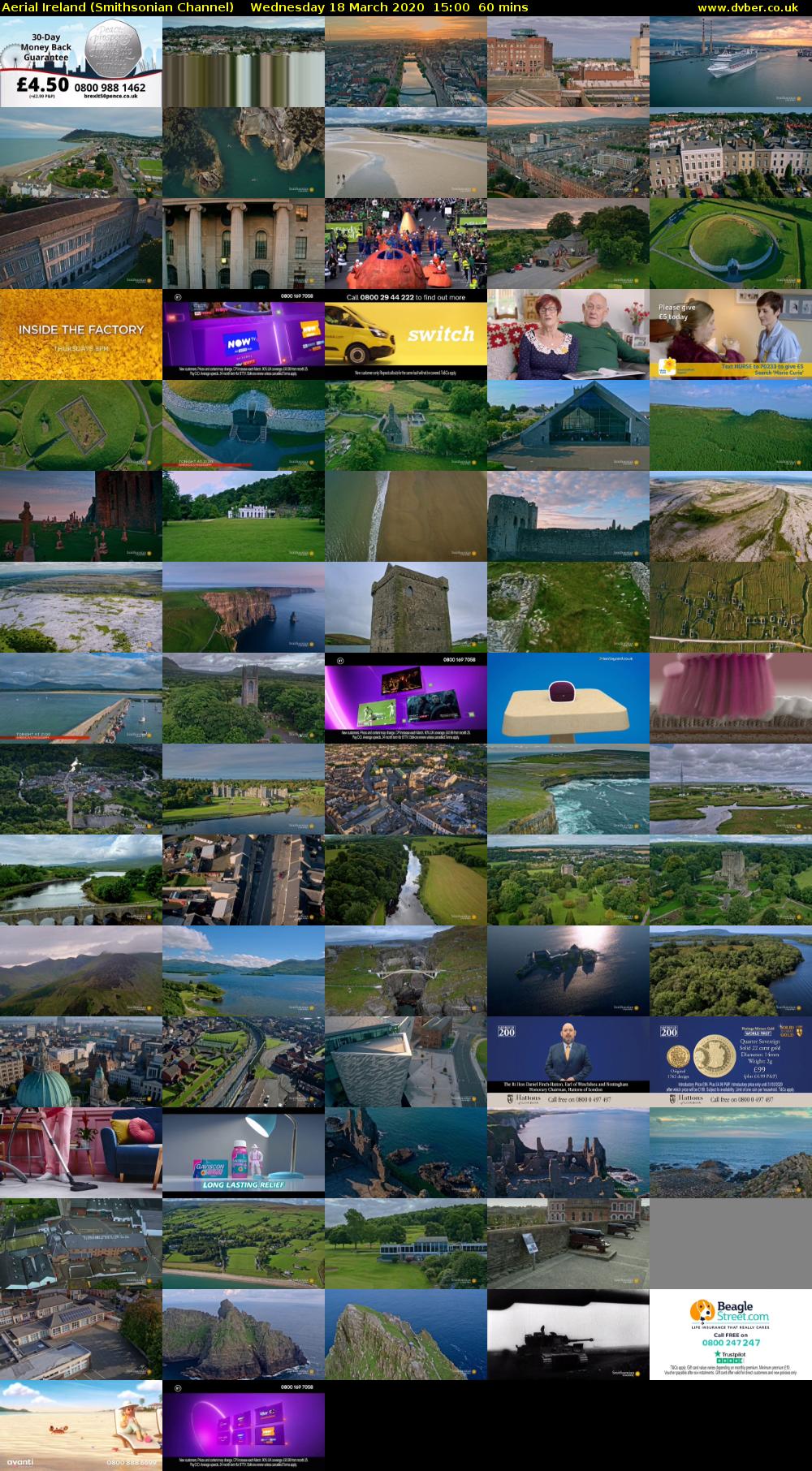 Aerial Ireland (Smithsonian Channel) Wednesday 18 March 2020 15:00 - 16:00