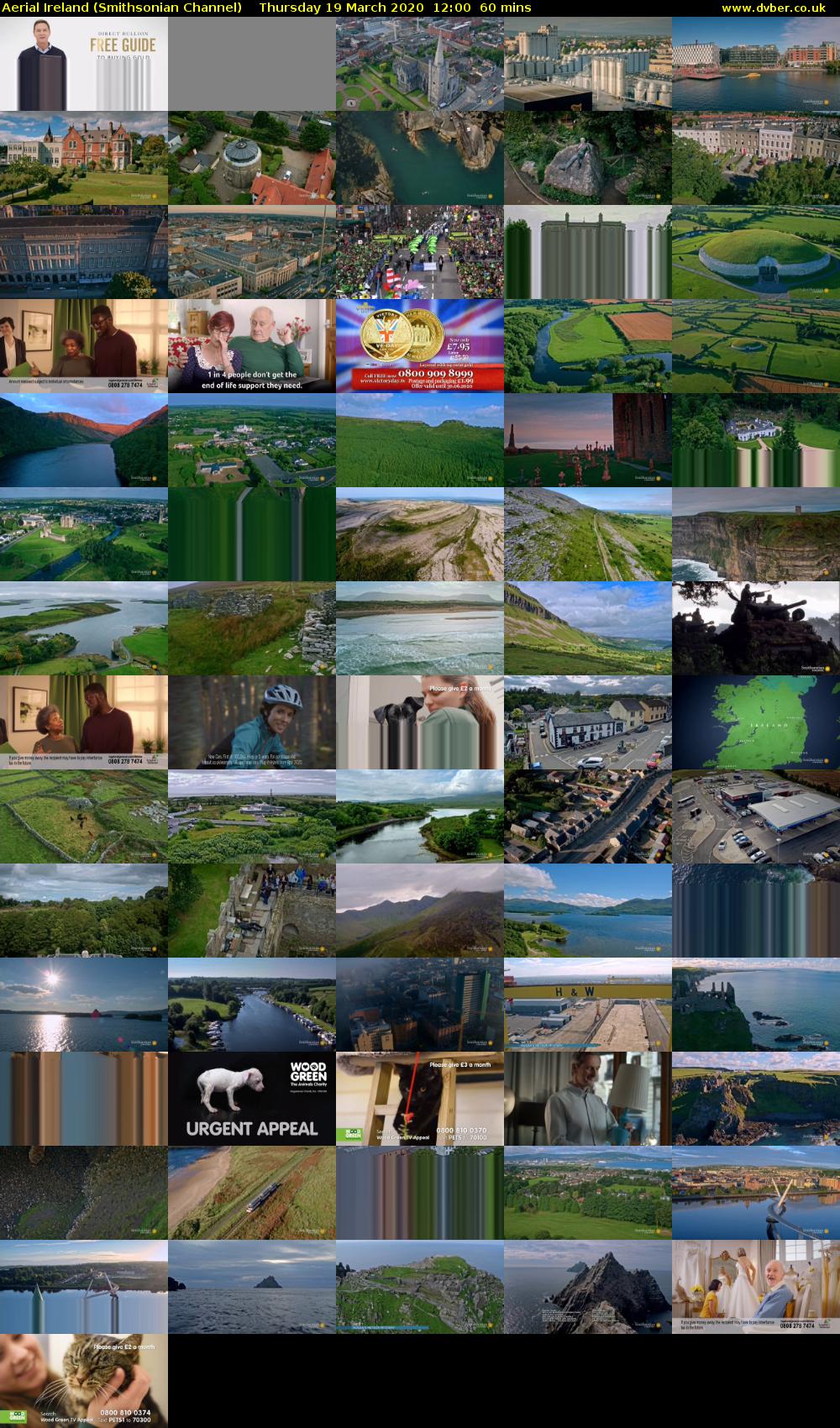 Aerial Ireland (Smithsonian Channel) Thursday 19 March 2020 12:00 - 13:00