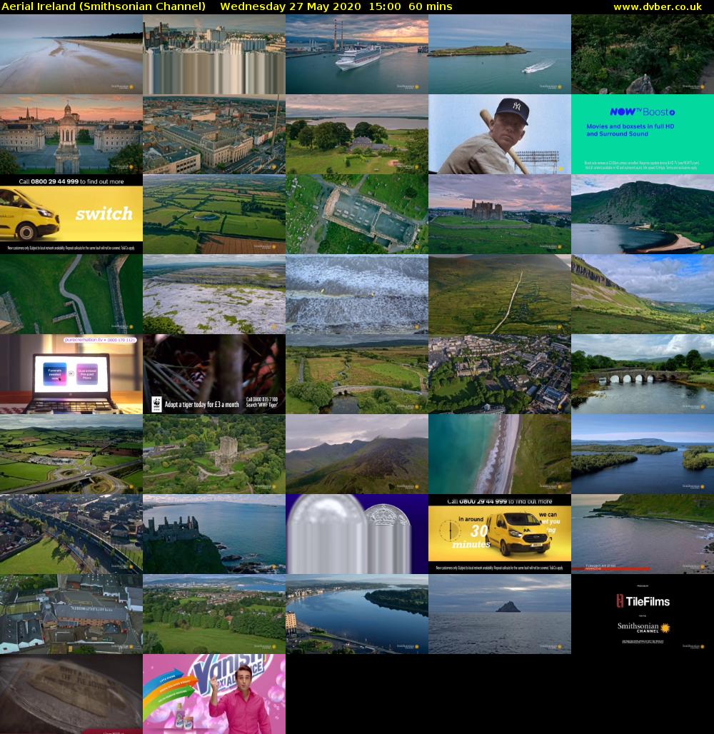 Aerial Ireland (Smithsonian Channel) Wednesday 27 May 2020 15:00 - 16:00