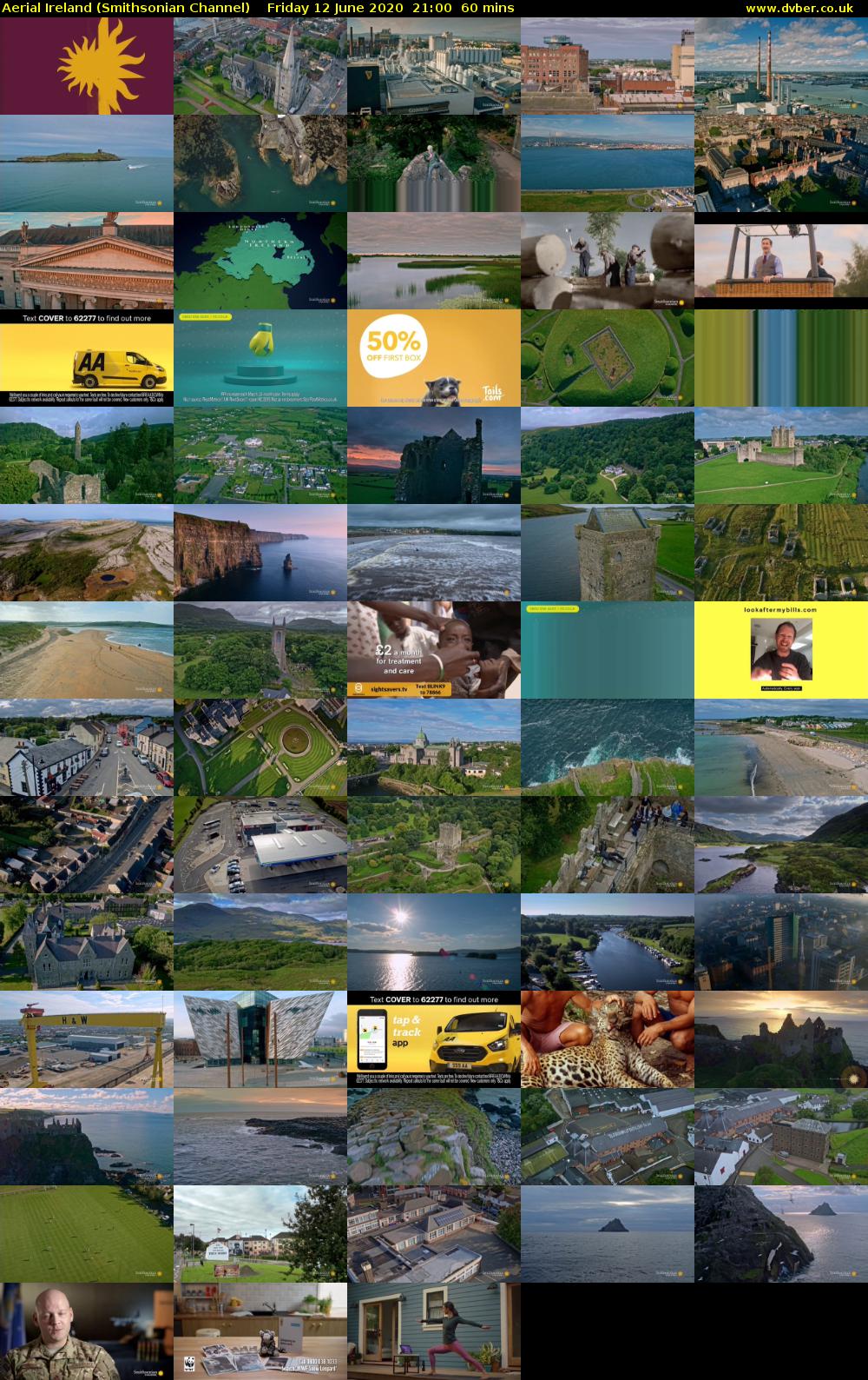 Aerial Ireland (Smithsonian Channel) Friday 12 June 2020 21:00 - 22:00