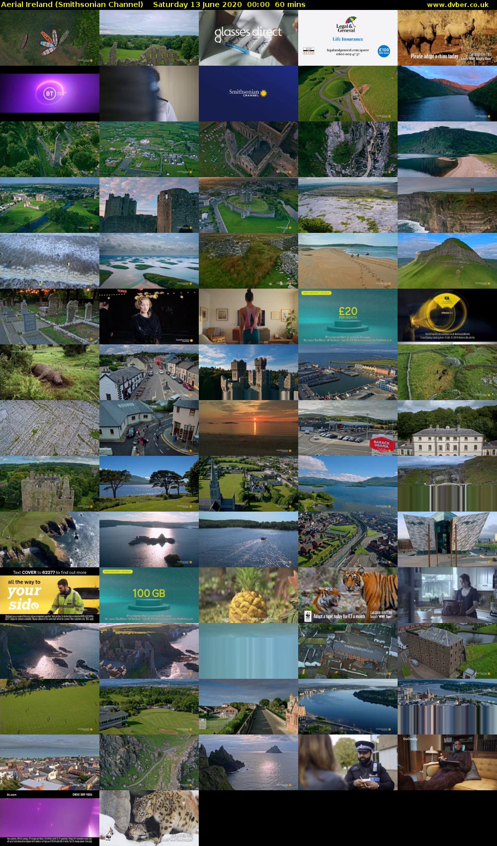 Aerial Ireland (Smithsonian Channel) Saturday 13 June 2020 00:00 - 01:00
