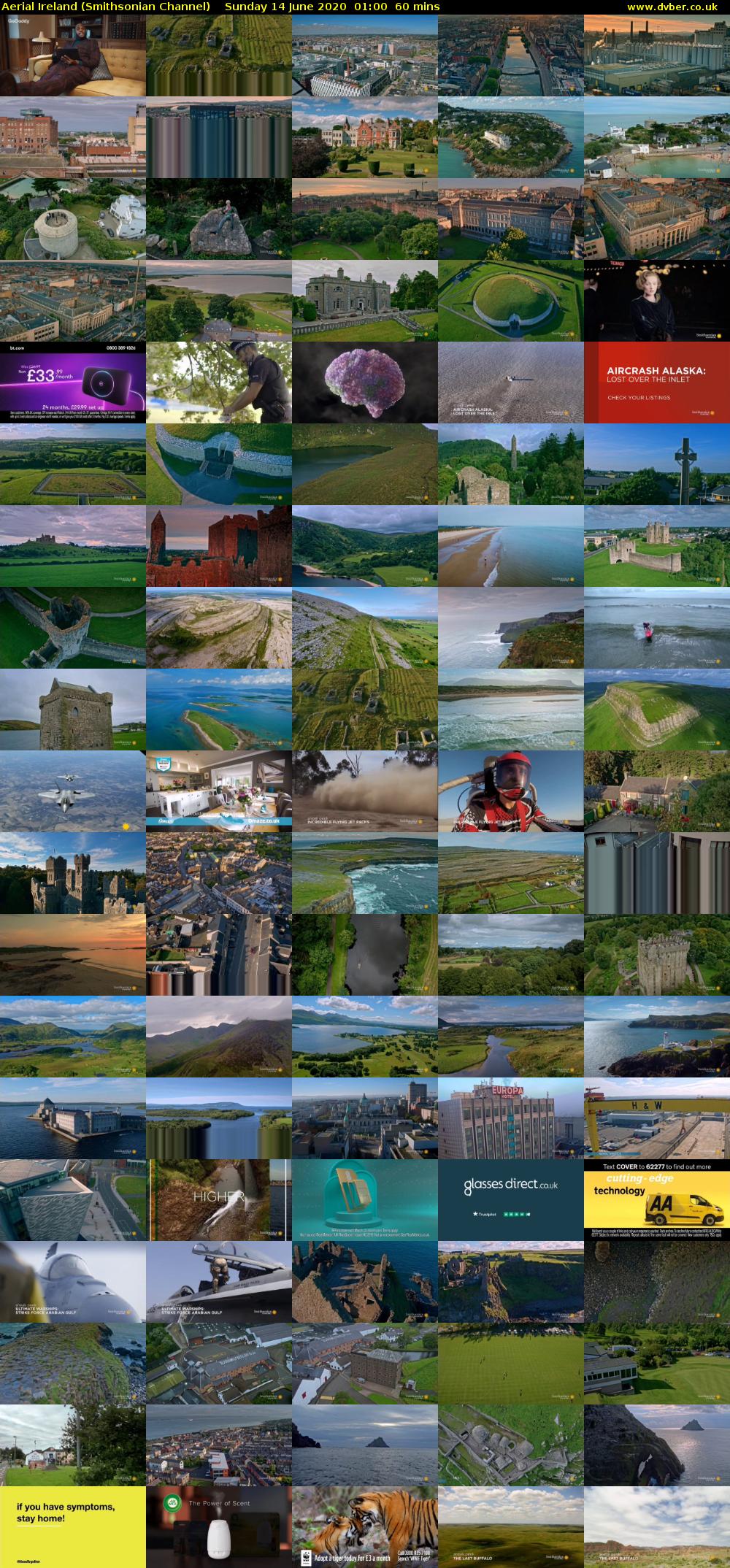 Aerial Ireland (Smithsonian Channel) Sunday 14 June 2020 01:00 - 02:00