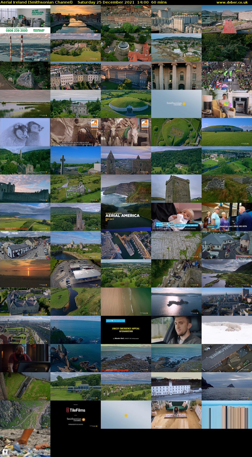 Aerial Ireland (Smithsonian Channel) Saturday 25 December 2021 14:00 - 15:00