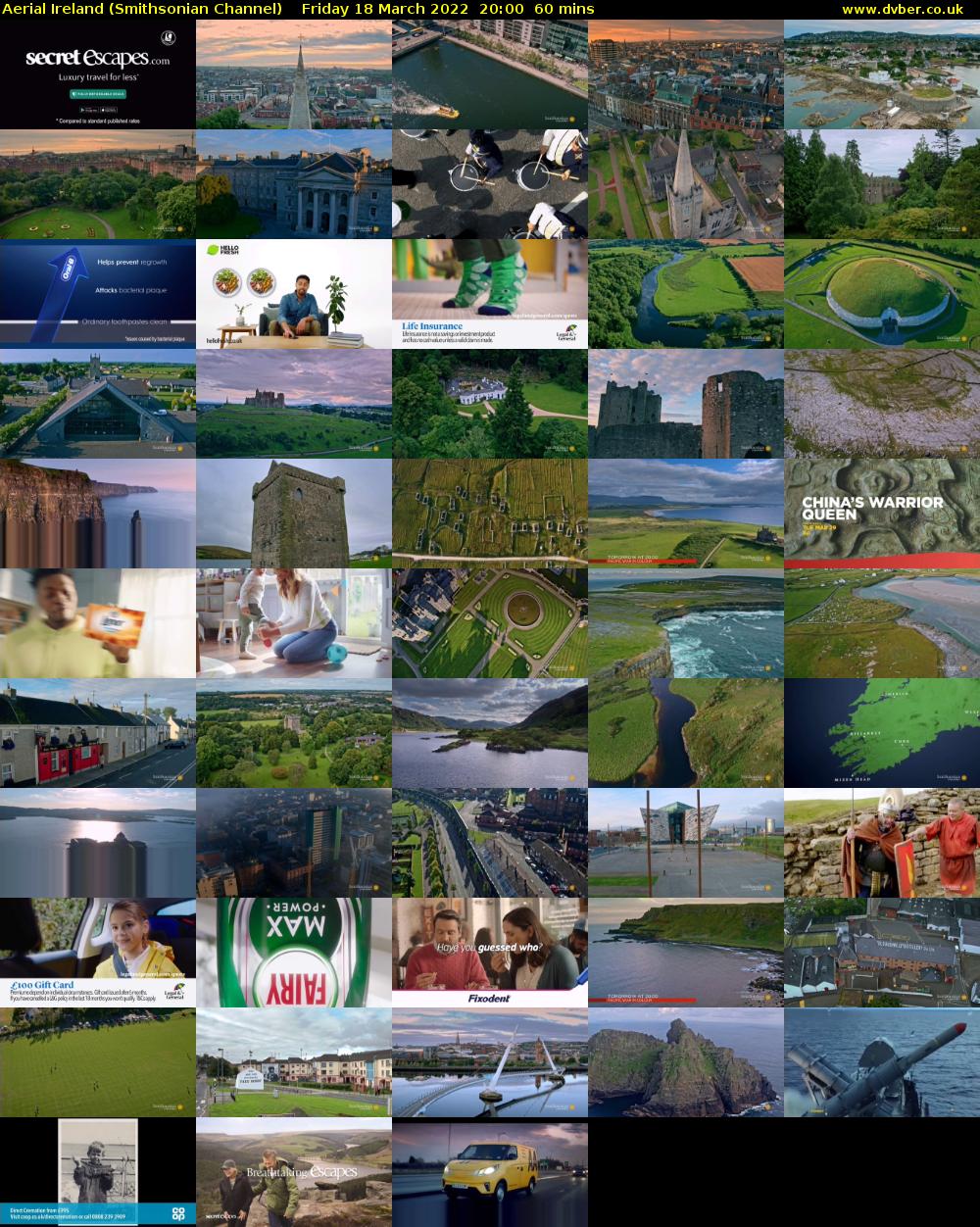 Aerial Ireland (Smithsonian Channel) Friday 18 March 2022 20:00 - 21:00