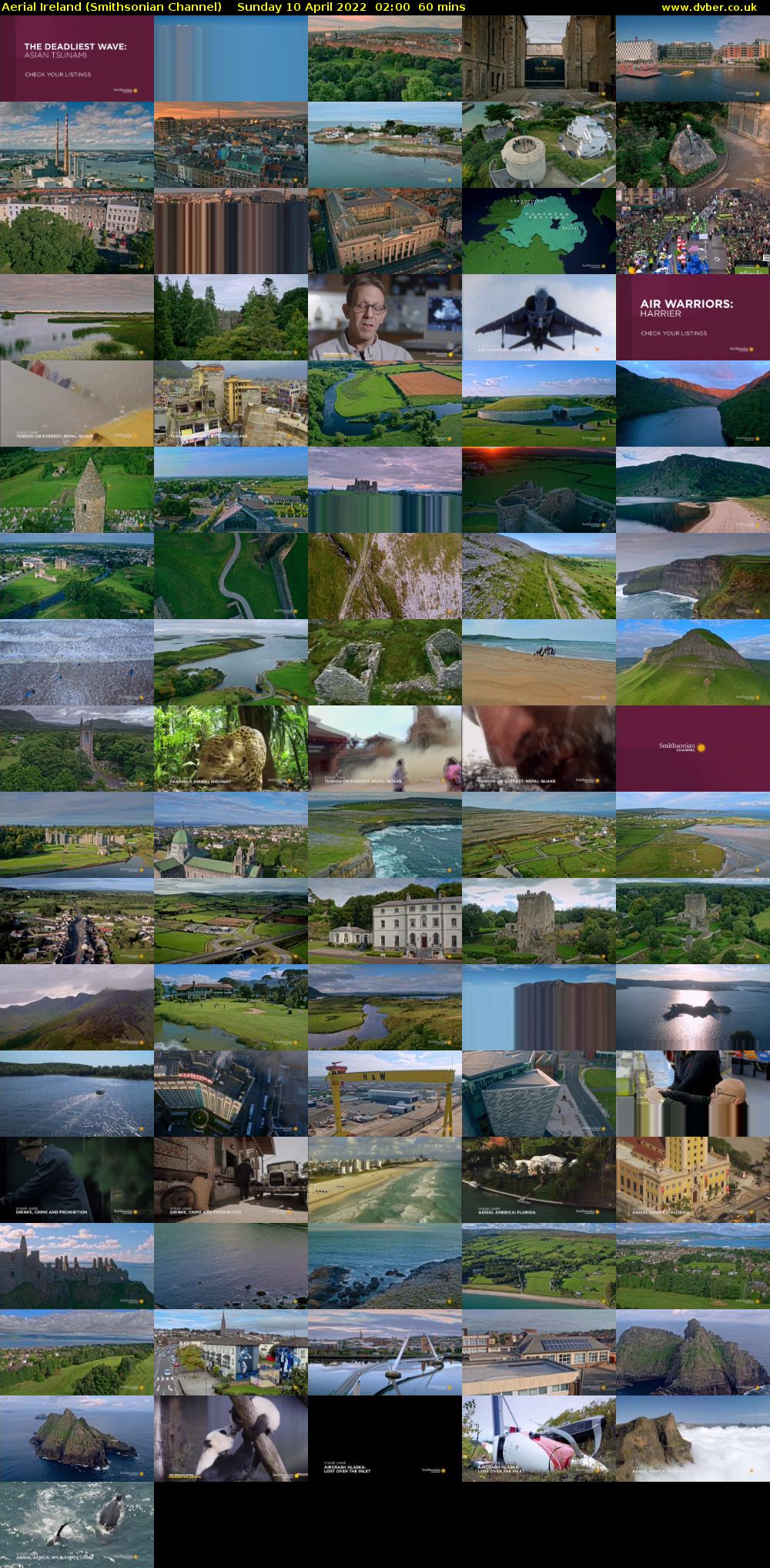 Aerial Ireland (Smithsonian Channel) Sunday 10 April 2022 02:00 - 03:00