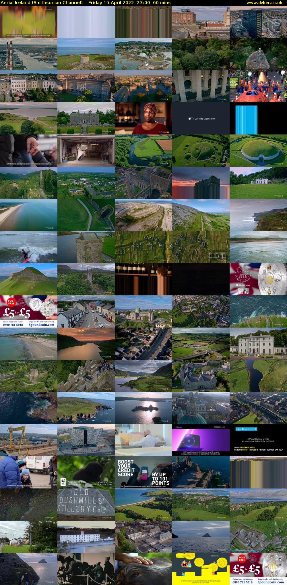 Aerial Ireland (Smithsonian Channel) Friday 15 April 2022 23:00 - 00:00