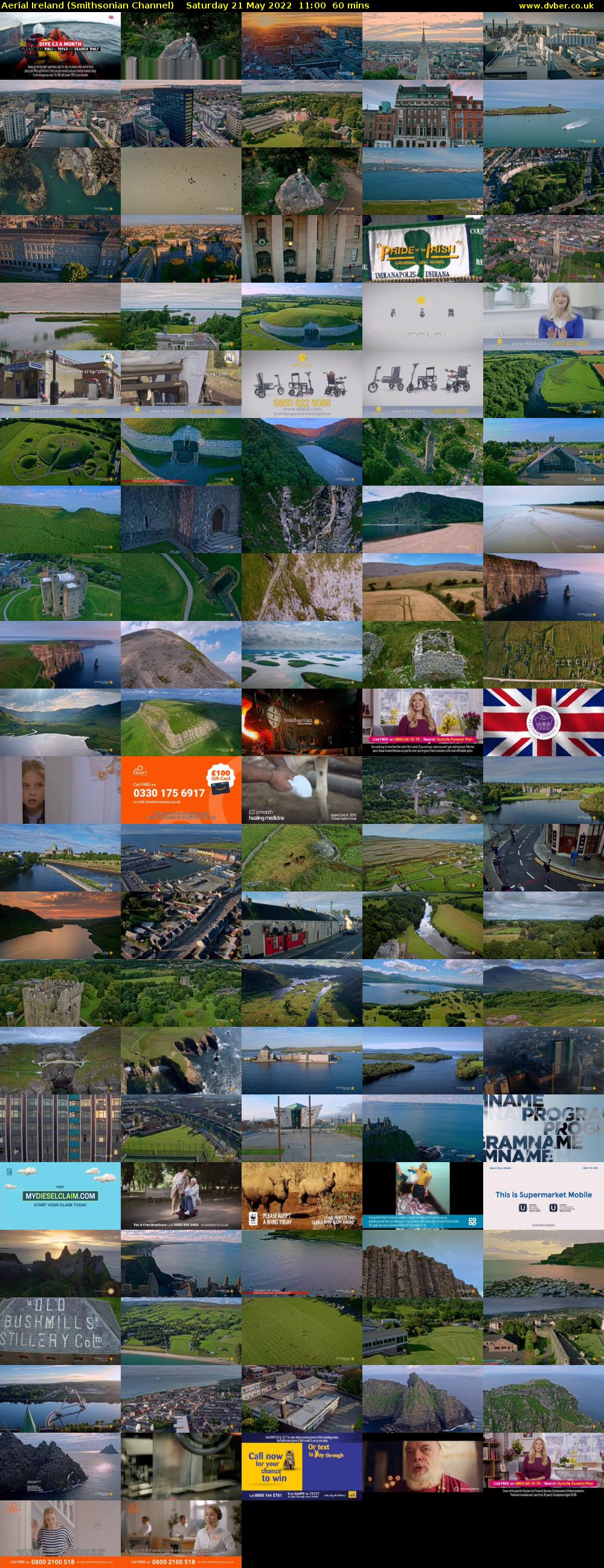 Aerial Ireland (Smithsonian Channel) Saturday 21 May 2022 11:00 - 12:00