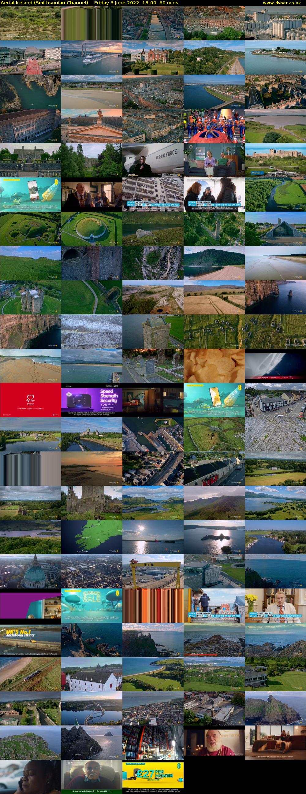 Aerial Ireland (Smithsonian Channel) Friday 3 June 2022 18:00 - 19:00