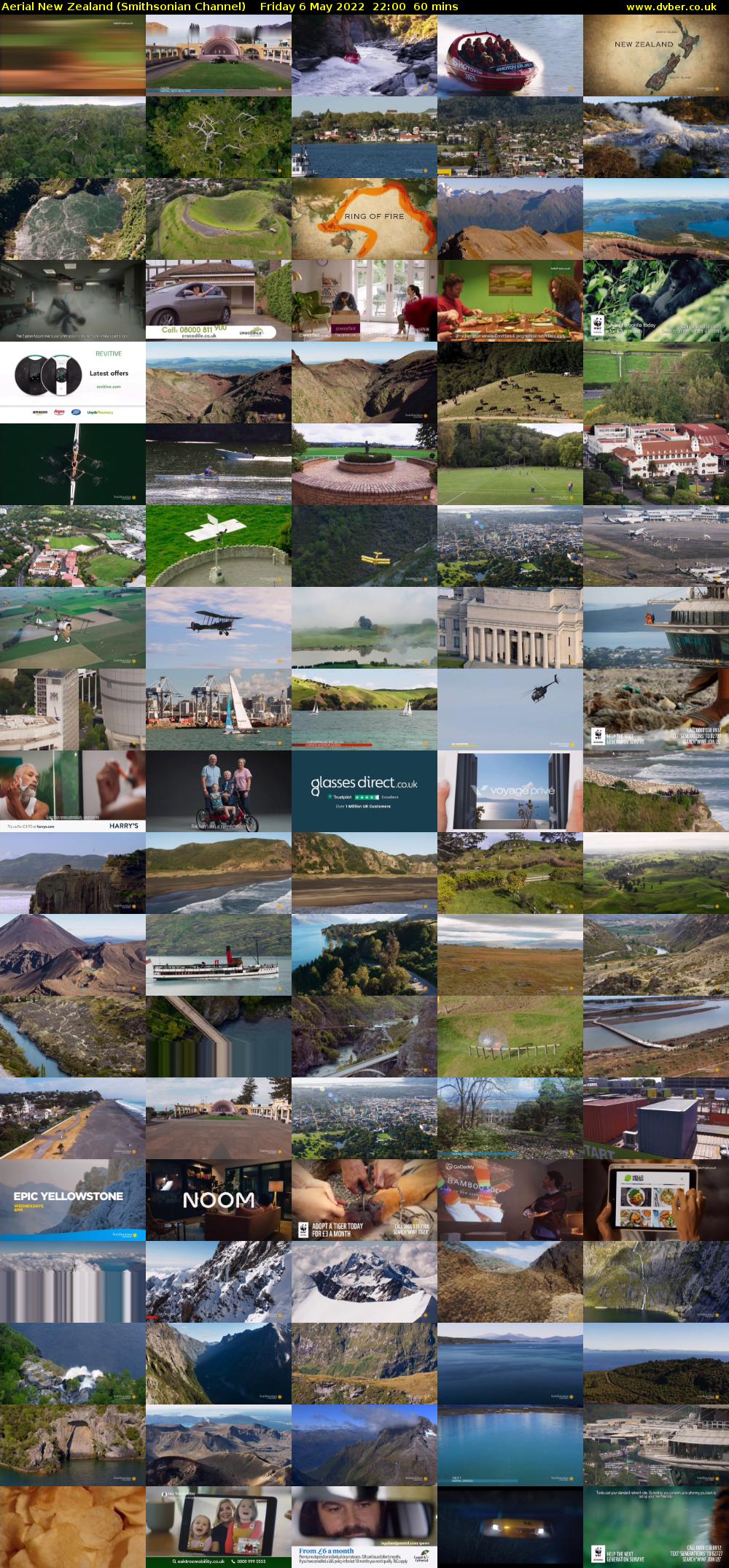 Aerial New Zealand (Smithsonian Channel) Friday 6 May 2022 22:00 - 23:00