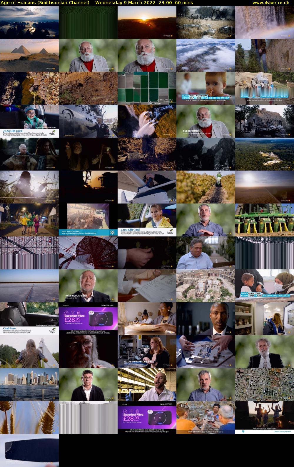 Age of Humans (Smithsonian Channel) Wednesday 9 March 2022 23:00 - 00:00