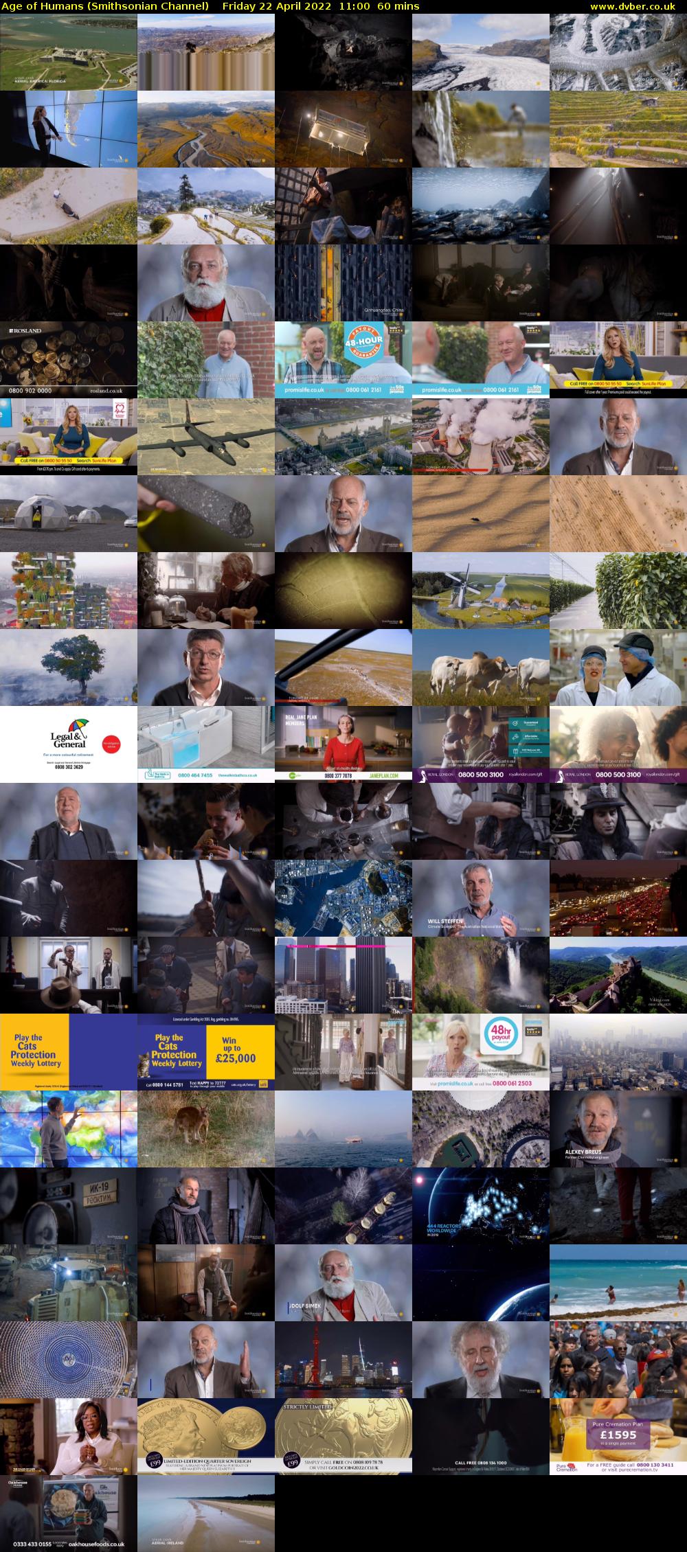 Age of Humans (Smithsonian Channel) Friday 22 April 2022 11:00 - 12:00