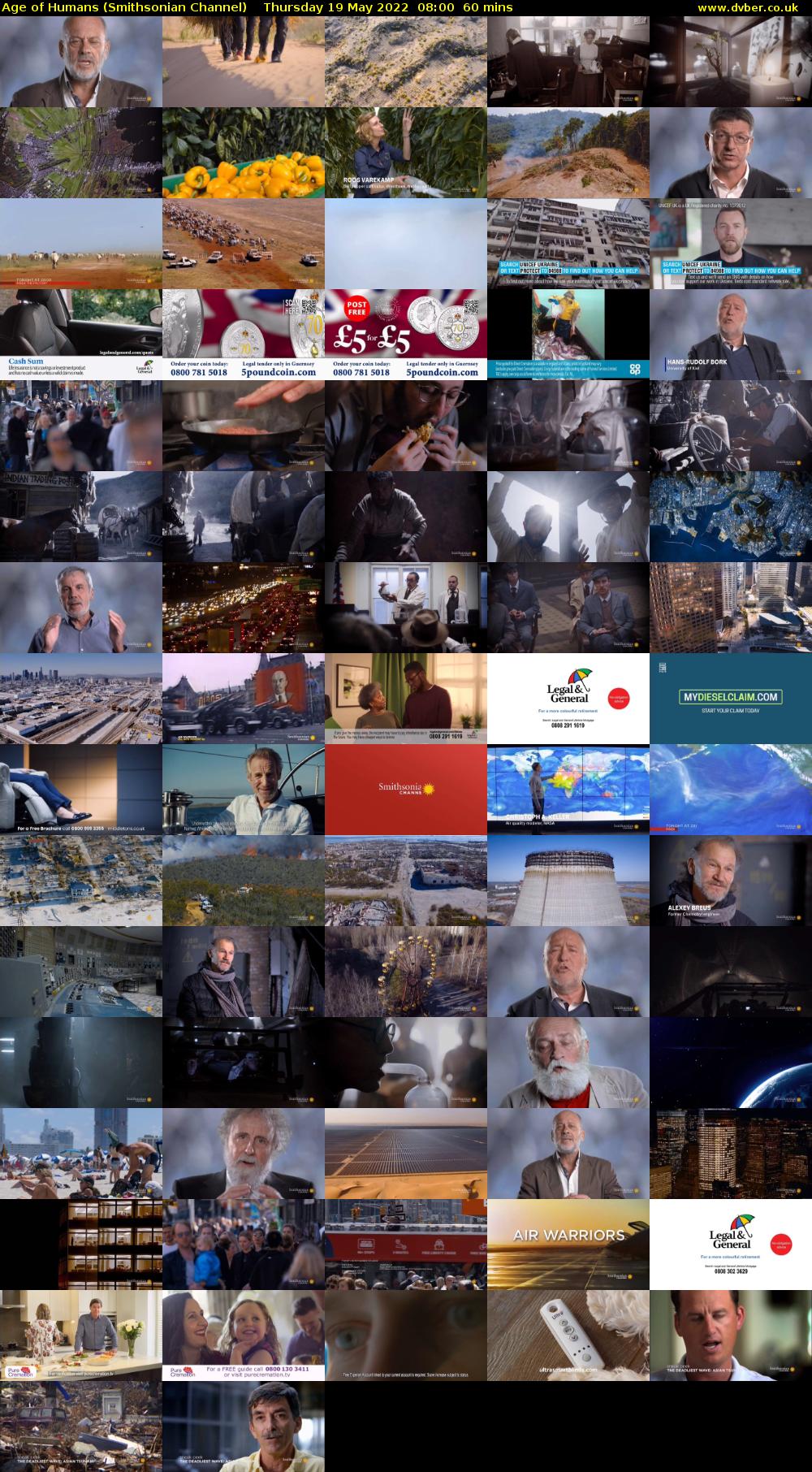 Age of Humans (Smithsonian Channel) Thursday 19 May 2022 08:00 - 09:00