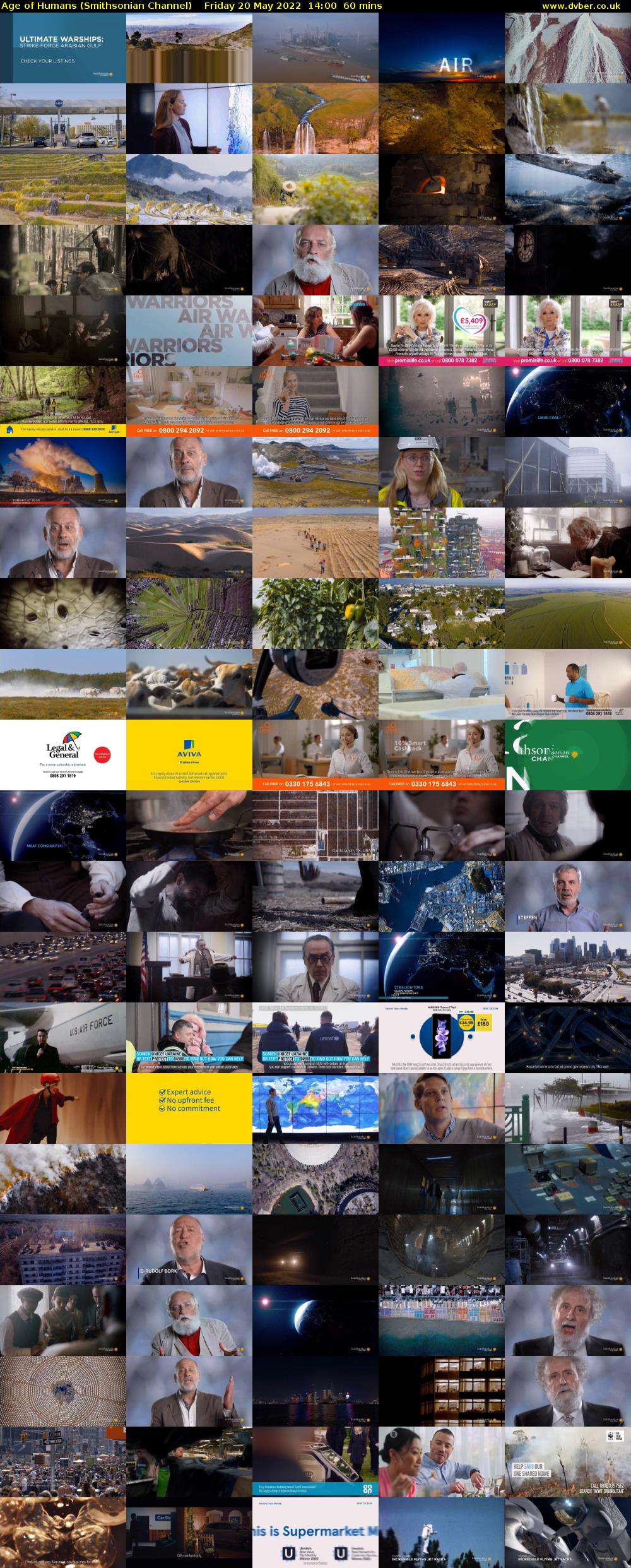 Age of Humans (Smithsonian Channel) Friday 20 May 2022 14:00 - 15:00