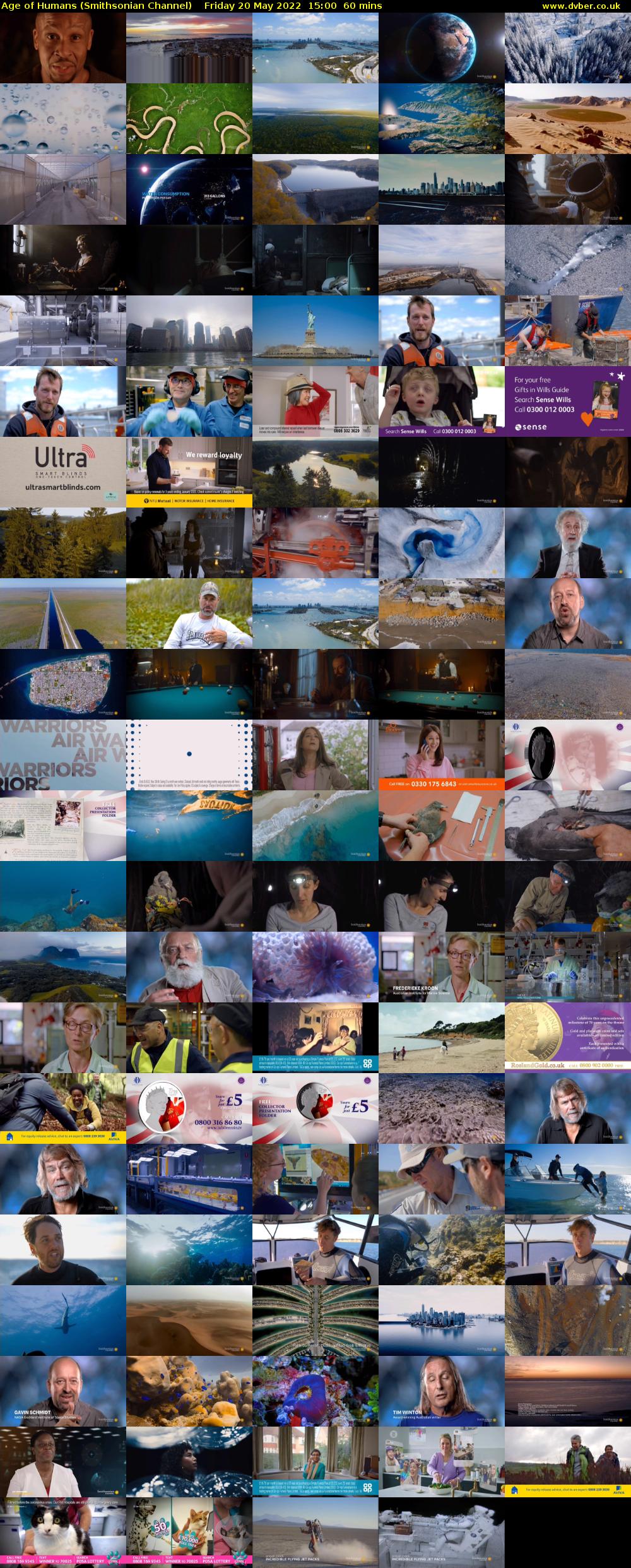 Age of Humans (Smithsonian Channel) Friday 20 May 2022 15:00 - 16:00