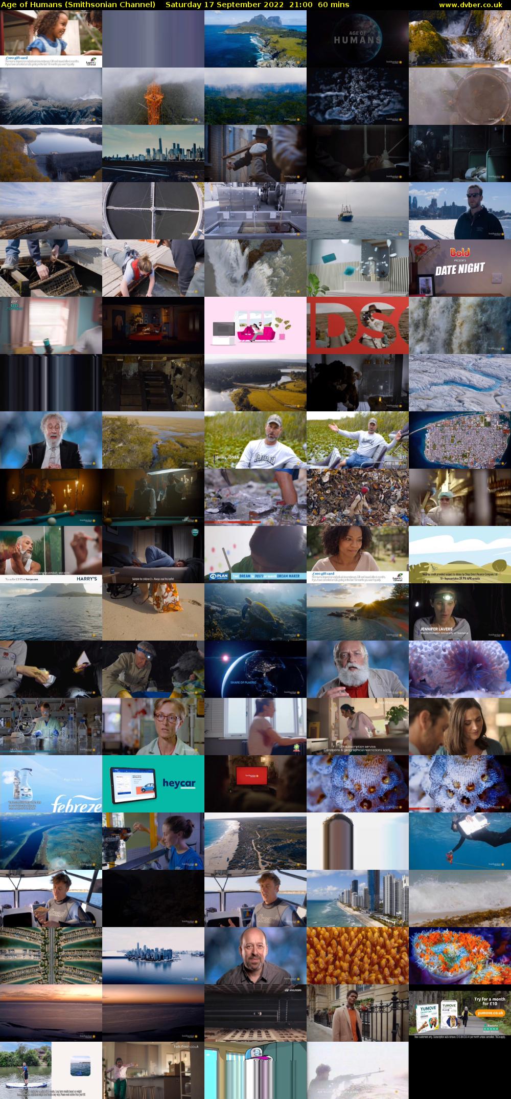 Age of Humans (Smithsonian Channel) Saturday 17 September 2022 21:00 - 22:00