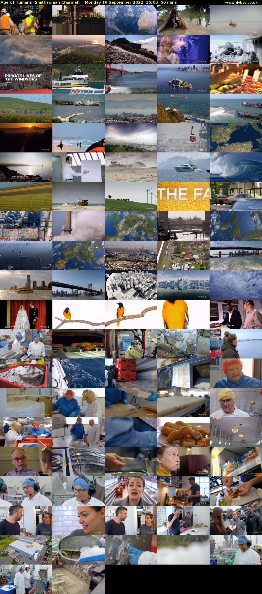 Age of Humans (Smithsonian Channel) Monday 19 September 2022 16:00 - 17:00