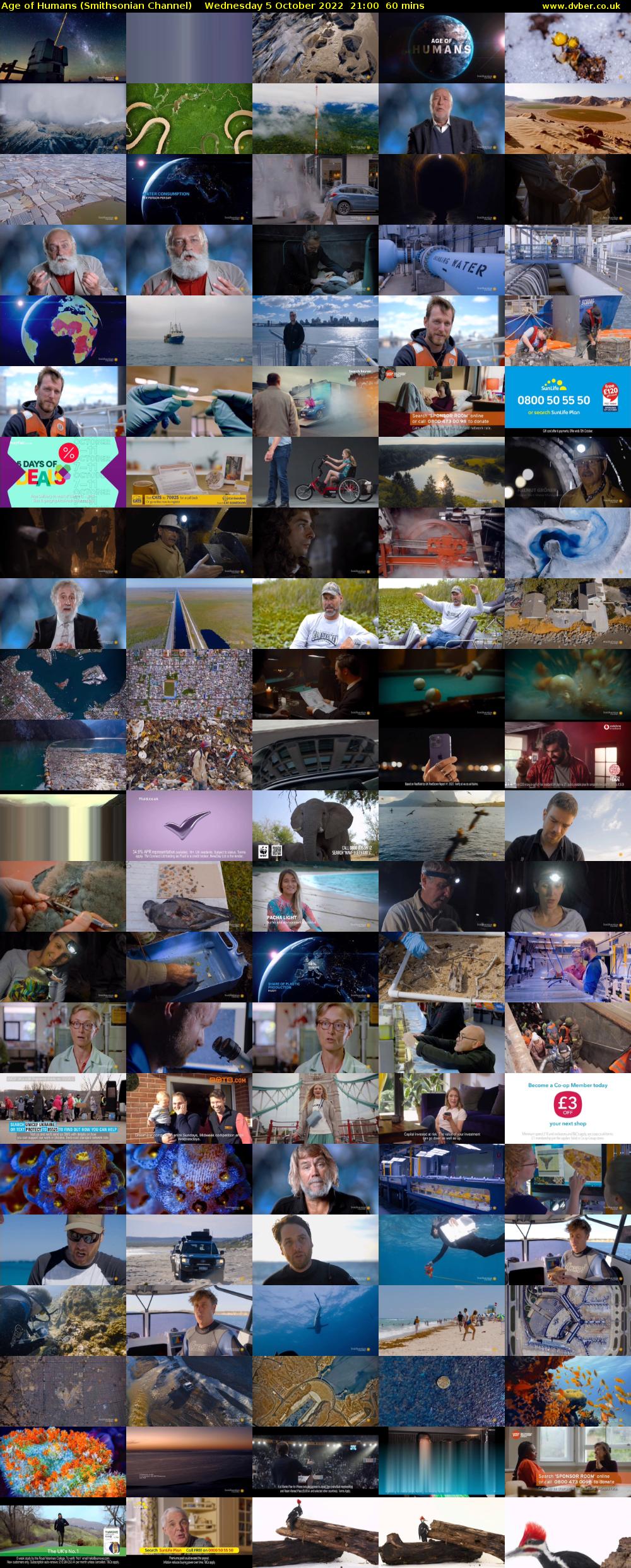 Age of Humans (Smithsonian Channel) Wednesday 5 October 2022 21:00 - 22:00