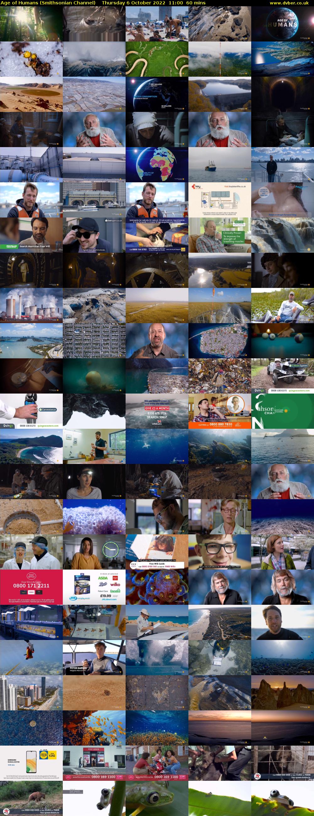 Age of Humans (Smithsonian Channel) Thursday 6 October 2022 11:00 - 12:00