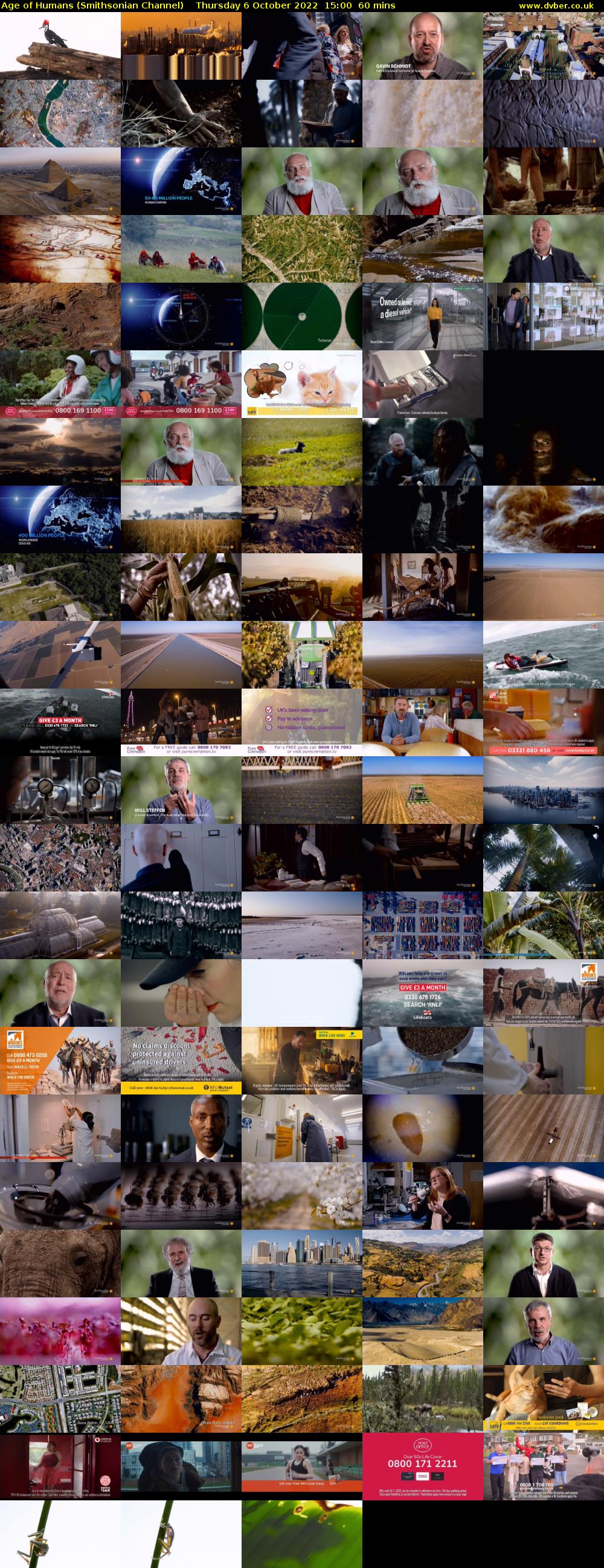 Age of Humans (Smithsonian Channel) Thursday 6 October 2022 15:00 - 16:00