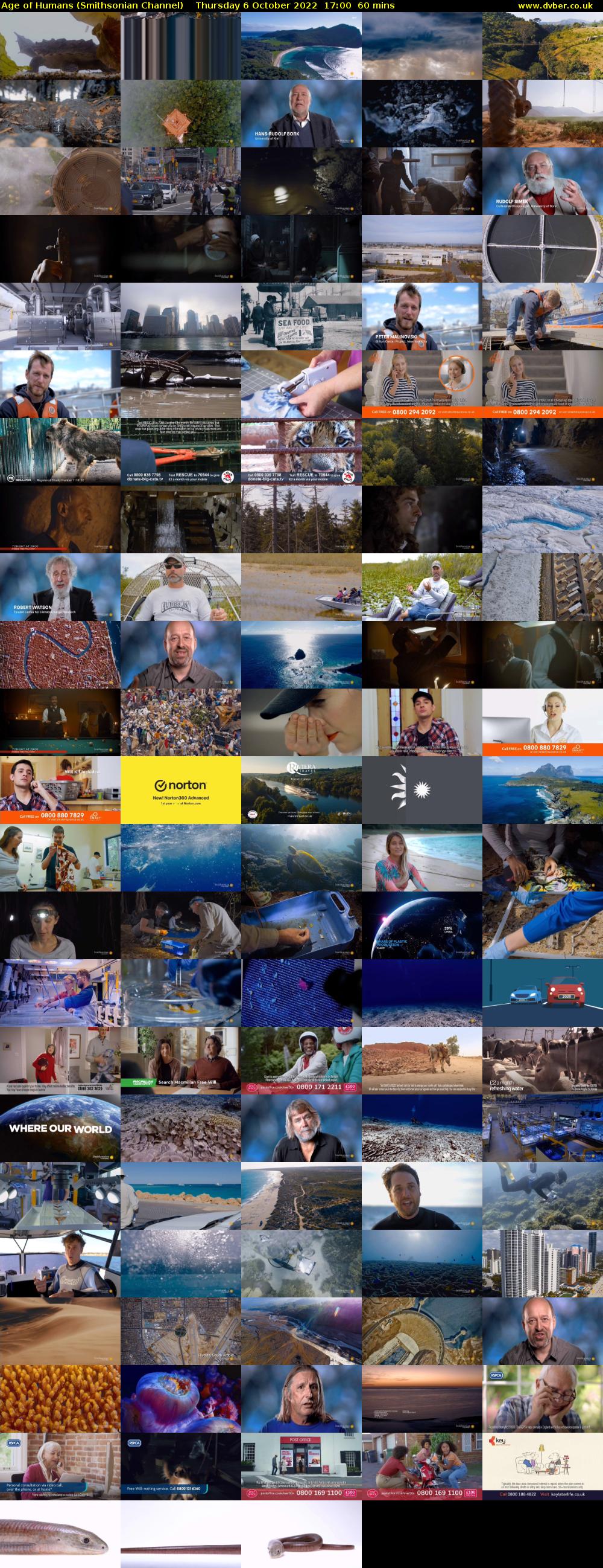 Age of Humans (Smithsonian Channel) Thursday 6 October 2022 17:00 - 18:00