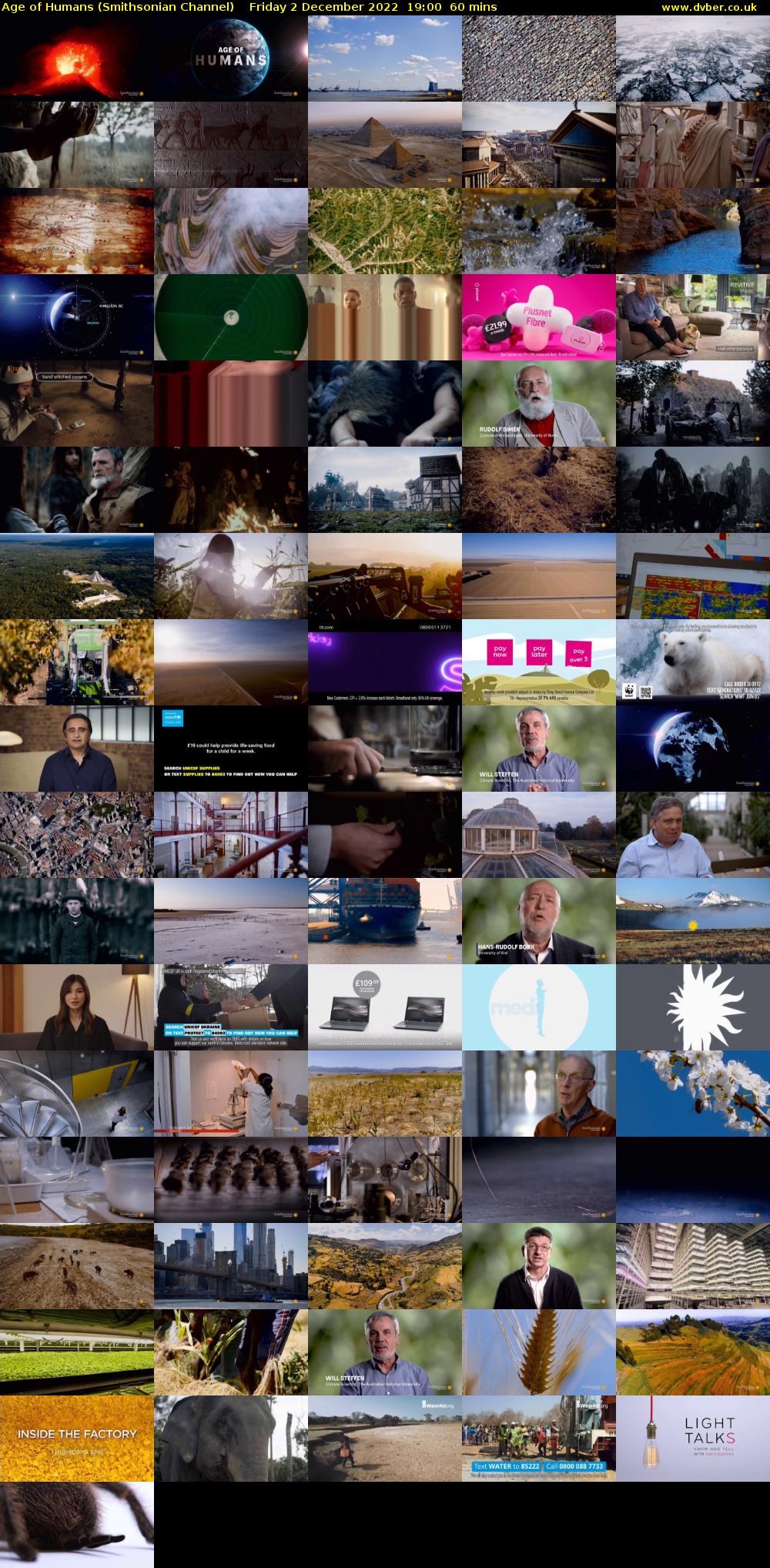 Age of Humans (Smithsonian Channel) Friday 2 December 2022 19:00 - 20:00