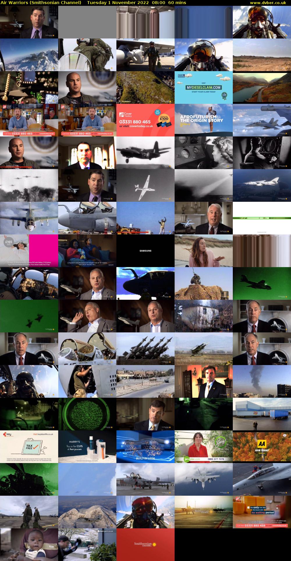 Air Warriors (Smithsonian Channel) Tuesday 1 November 2022 08:00 - 09:00