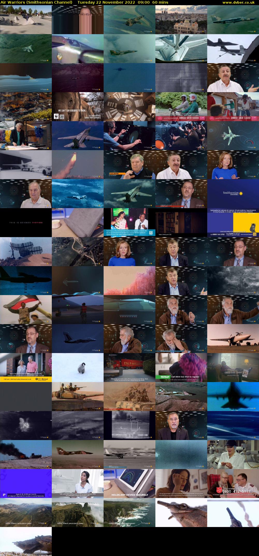Air Warriors (Smithsonian Channel) Tuesday 22 November 2022 09:00 - 10:00