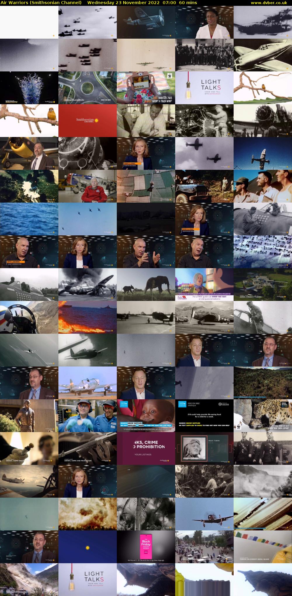 Air Warriors (Smithsonian Channel) Wednesday 23 November 2022 07:00 - 08:00