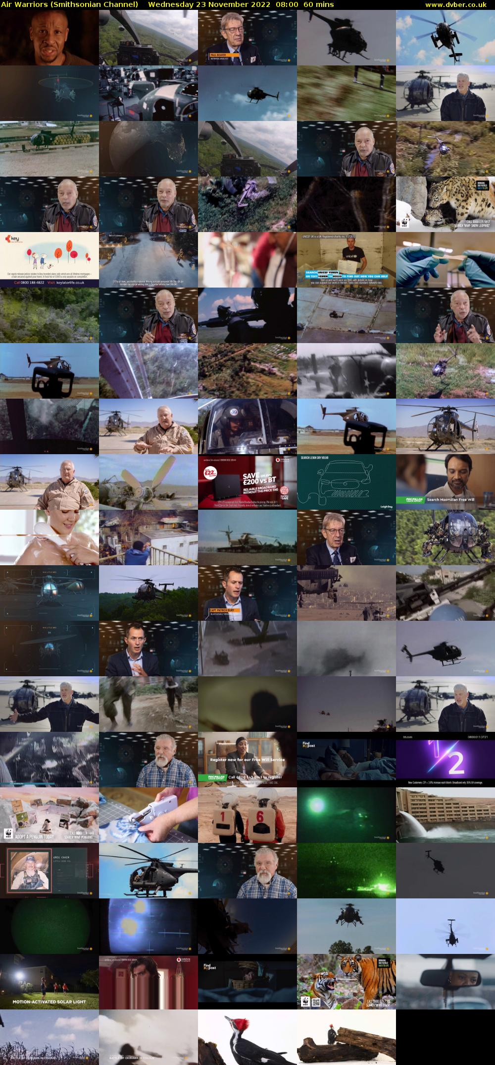 Air Warriors (Smithsonian Channel) Wednesday 23 November 2022 08:00 - 09:00