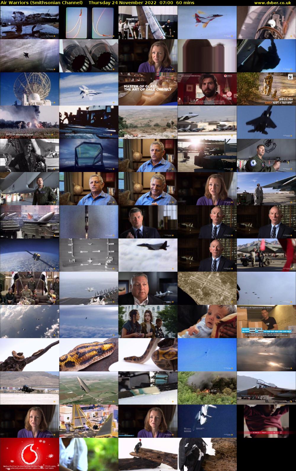 Air Warriors (Smithsonian Channel) Thursday 24 November 2022 07:00 - 08:00