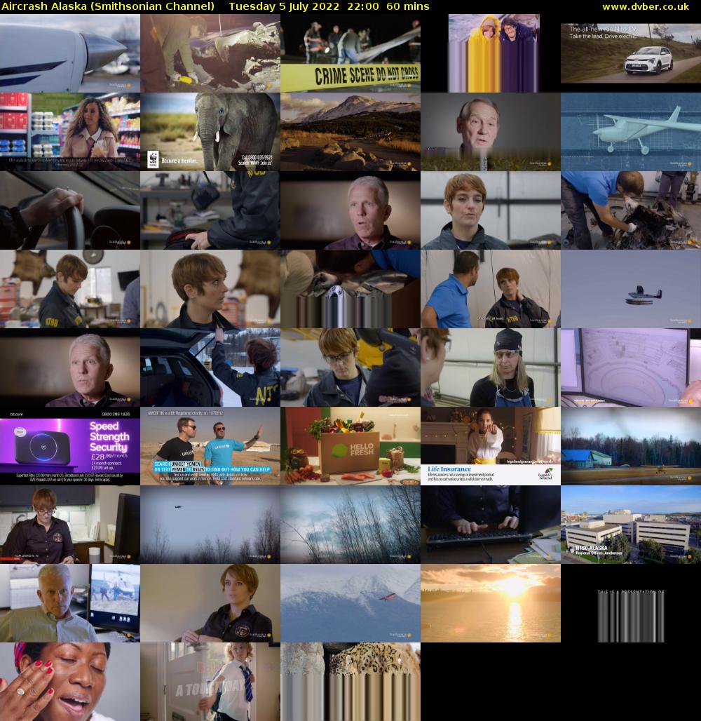 Aircrash Alaska (Smithsonian Channel) Tuesday 5 July 2022 22:00 - 23:00